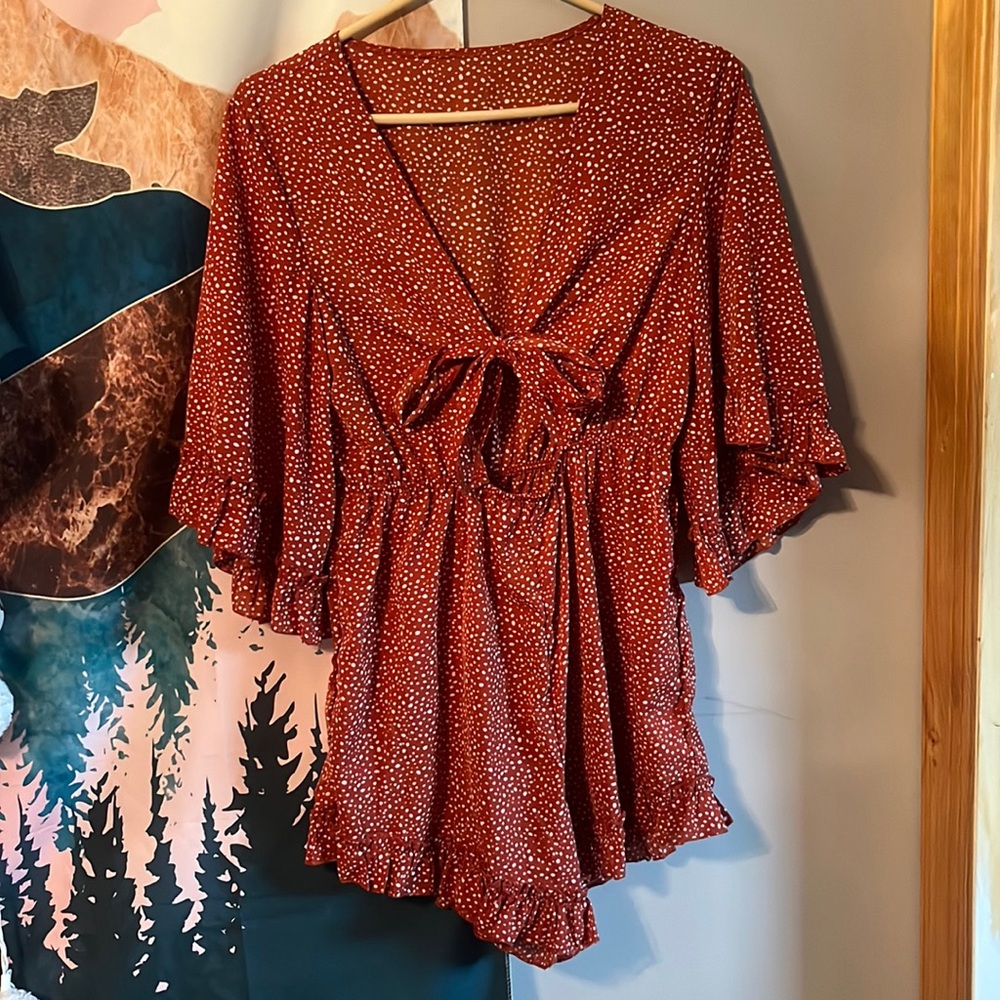 Shein Ruffle Romper